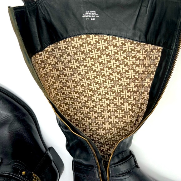 Tory Burch Alessandra Riding Boots Size 8.5 - Picture 13 of 16